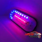 نمای در اتاق چراغ فدرالی پلیسی خودرو LED با ۱۸ افکت نور سبک دیواری و مرجع اندازه