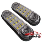 نمای کناری چراغ خطر بغل خودرو LED ضد آب مدل L-202 پروفایل و ساختار
