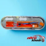 نمای در اتاق چراغ سقف خودرو تک لایت LED مناسب رنو ال 90 و ساندرو سبک دیواری و مرجع اندازه