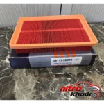 نمای کناری فیلتر هوا خودرو هیوندای جنیون پارتز مدل 2D000 پروفایل و ساختار