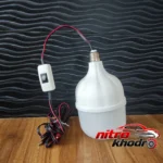 نمای در اتاق چراغ سیار خودرو ریان با لامپ LED و سیم ۴ متری سبک دیواری و مرجع اندازه