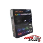 نمای در اتاق چراغ الوایر خودرو RGB هفت رنگ تزئینی سبک دیواری و مرجع اندازه