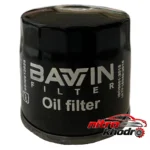 نمای کناری فیلتر روغن خودرو باوین مدل BCO 7157 با کیفیت عالی پروفایل و ساختار