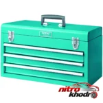 نمای جلو مجموعه ابزار دستی 132 عددی توتال با کیفیت عالی طراحی و جزئیات کلیدی