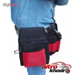 نمای جلو کیف ابزار کمری ایزی با جنس برزنت باکیفیت طراحی و جزئیات کلیدی