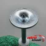 نمای جلو میخ چاشنی دار میخکوب دستی 50 عددی با کیفیت عالی طراحی و جزئیات کلیدی