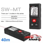 نمای کناری متر لیزری سندوی مدل SW-MT4 با دقت بالا پروفایل و ساختار
