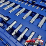 نمای کناری مجموعه آچار و سری بکس باکیفیت باس مدل BS-172 پروفایل و ساختار