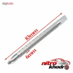 نمای جلو پیچ گوشتی دو سو Zi4 با کیفیت عالی طراحی و جزئیات کلیدی