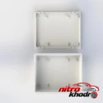 نمای جلو جعبه مدار پلاستیکی مدل SB-6021 با طراحی شیک طراحی و جزئیات کلیدی