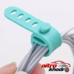 نمای جلو نظم دهنده کابل سیلیکونی باکیفیت بسته 6 عددی طراحی و جزئیات کلیدی