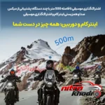 نمای جلو کلاه کاسکت موتور سیکلت Q29 با بلوتوث و رم 32 گیگ چیدمان صفحه و نشانگرها