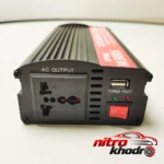 نمای جلو مبدل برق خودرو AB-1000W با ظرفیت بالا چیدمان صفحه و نشانگرها