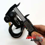 نمای جلو کلید پروژکتور چهار پل با بست گیره ای استاندارد طراحی و جزئیات کلیدی