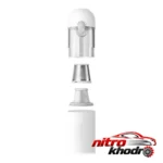 نمای جلو جارو شارژی شیائومی مدل Mi Vacuum Cleaner Mini با طراحی کاربردی چیدمان صفحه و نشانگرها