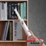 نمای در اتاق جارو شارژی شیائومی با طراحی فشرده و کارآمد سبک دیواری و مرجع اندازه