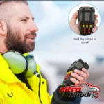 نمای جلو بوق آژیر پلیسی خودرو الکتریکی مدل KX-100w چیدمان صفحه و نشانگرها