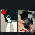 نمای کناری آینه نقطه کور خودرو باسئوس مدل Full Vision با قابلیت چرخش پروفایل و ساختار