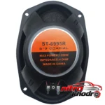 نمای جلو اسپیکر خودرو ST-6995R با کیفیت صدای عالی طراحی و جزئیات کلیدی