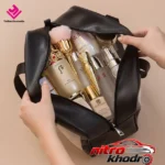نمای جلو کیف لوازم آرایش دخترانه Wg مجموعه سه عددی طراحی و جزئیات کلیدی