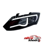 نمای جلو چراغ جلو خودرو گروه پژوهش صنعت مدرن مدل Ram-W مناسب ساینا و کوئیک چیدمان صفحه و نشانگرها