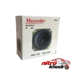 نمای جلو اسپیکر خودرو مکسیدر مدل MX-SP4012 باکیفیت طراحی و جزئیات کلیدی