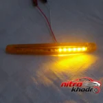 نمای جلو چراغ فلاشر LED خودرو مدل 206y - رنگ نارنجی اسپرت چیدمان صفحه و نشانگرها