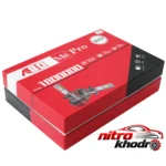 نمای جلو هدلایت M8 Pro با نور یخی و توان 50 وات چیدمان صفحه و نشانگرها