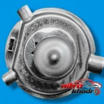 نمای جلو لامپ یخی چراغ جلو بست یدک با پایه H4 مناسب پژو 206 چیدمان صفحه و نشانگرها