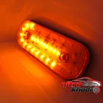 نمای جلو چراغ فدرالی خودرو LED طرح فلاشر با ۱۸ افکت نور چیدمان صفحه و نشانگرها
