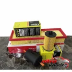 نمای جلو فیلتر روغن تام مدل THU 713/1X با هوا و سوخت طراحی و جزئیات کلیدی