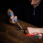نمای بسته بندی هویه قلمی تاکاچیهو با توان 80 وات و طراحی ارگونومیک برچسب و بسته بندی