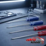 نمای بسته بندی پیچ گوشتی دوسو و چهارسو ST-2602-04 با کاور برچسب و بسته بندی