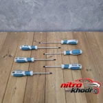 نمای بسته بندی پیچ گوشتی کوتران با قابلیت آهنربایی و کیفیت عالی برچسب و بسته بندی