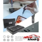 نمای کناری سری پیچ گوشتی جاک می مدل JM-8177 بسته 106 عددی عمق قاب و پروفایل