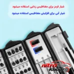 نمای بسته بندی پیچ گوشتی 128 عددی سوپر با کیفیت سری های متنوع برچسب و بسته بندی