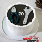 نمای بسته بندی ست قالب شیرینی به گز 6 عددی با کیفیت عالی برچسب و بسته بندی