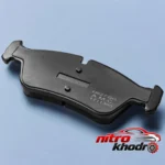 نمای کناری لنت ترمز جلو خودرو فورس مدل سرامیکی دو جفت مناسب برای بی ام دبلیو 330Ci E46 ، 330i عمق قاب و پروفایل