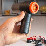 نمای کناری جارو شارژی خودرو YT مدل M2037 با طراحی ارگونومیک عمق قاب و پروفایل