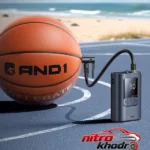 نمای کناری کمپرسور هوا شارژی بیسوس مدل GoTrip VA1 Max با فشار 150 پی اس آی عمق قاب و پروفایل