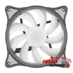 نمای کناری فن کیس گرین HURACAN با نورپردازی LED - بسته 3 عددی پروفایل و ساختار