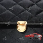 نمای بسته بندی جعبه نظم دهنده برزنتی خودرو با دو محفظه برچسب و بسته بندی