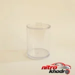 نمای بسته بندی استند لوازم آرایشی استوانه ای با طراحی زیبا برچسب و بسته بندی