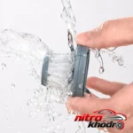 نمای بسته بندی فیلتر HEPA جارو شارژی خودرو بیسوس بسته دو عددی برچسب و بسته بندی