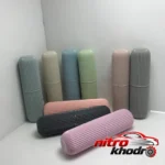 نمای بسته بندی کیف لوازم آرایش زنانه مدل DNZ01 با طراحی زیبا برچسب و بسته بندی