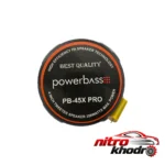 نمای بسته بندی سوپر تیوتر پاوربیس مدل PB-45X PRO با کیفیت صدا برچسب و بسته بندی