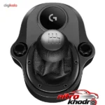 نمای بسته بندی دسته دنده لاجیتک Driving Force با طراحی ارگونومیک برچسب و بسته بندی