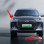 نمای کناری چراغ جلو راست چری تیگو 7 با کیفیت بالا عمق قاب و پروفایل
