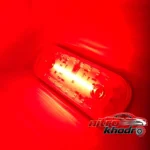 نمای کناری چراغ فدرالی پلیسی خودرو LED با ۱۸ افکت نور عمق قاب و پروفایل