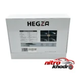نمای کناری هدلایت لامپ خودرو ZIMMER HEGZA A100 با نور یخی عمق قاب و پروفایل